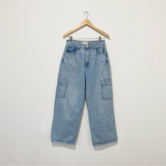 FRAME Genoa Wide Leg Carpenter High Rise Jean - Picture 9 of 14